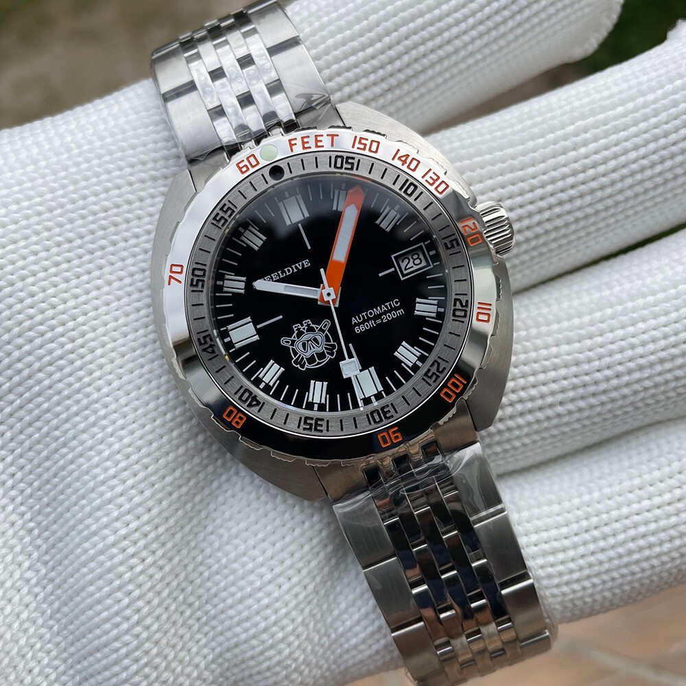 U.S. Seller! Steeldive SD1967 Automatic Diver-200M-NH35 -Sapphire – DOXA Style