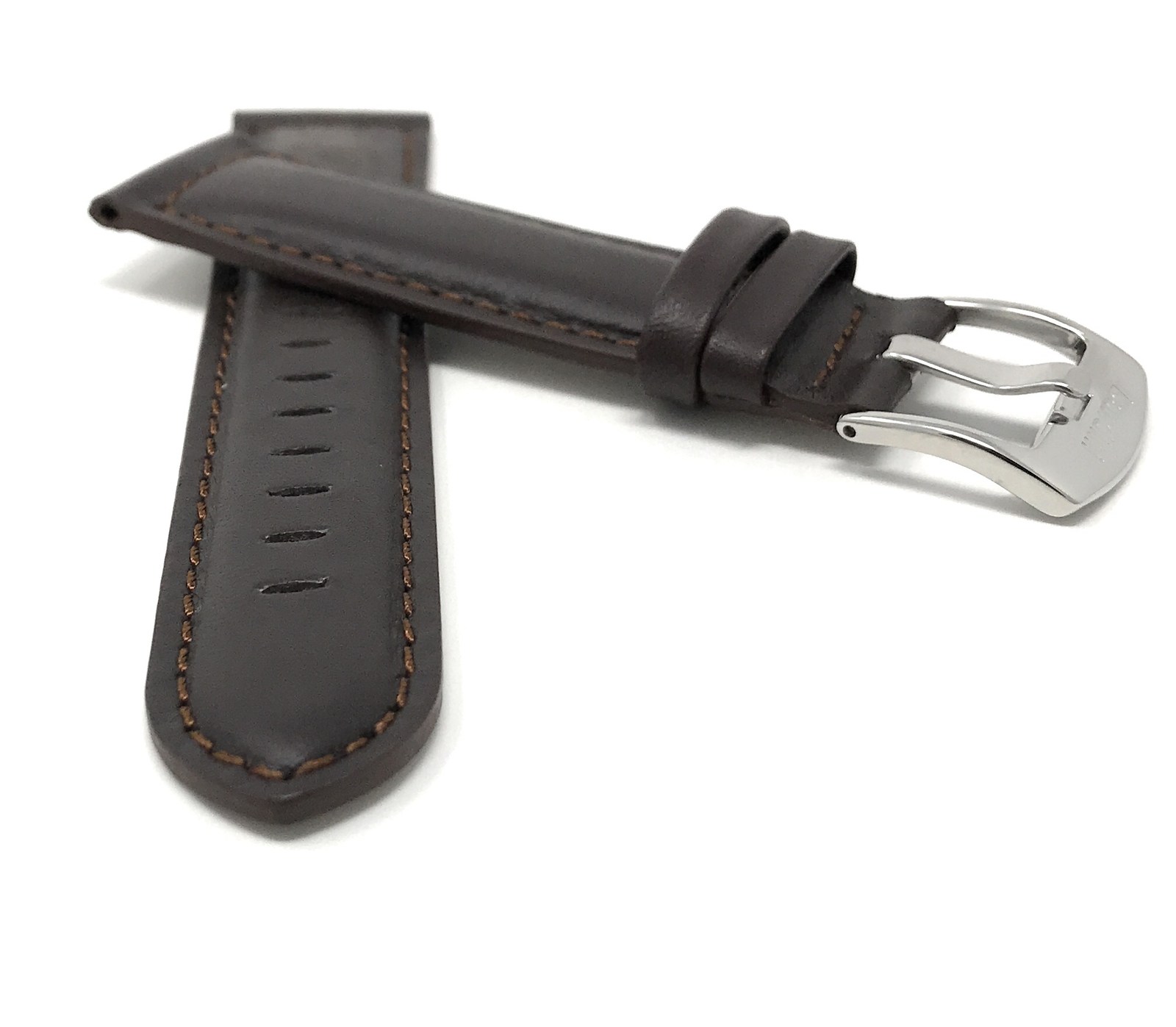 20mm Classic Leather Watch Band Strap for Movado Museum Classic