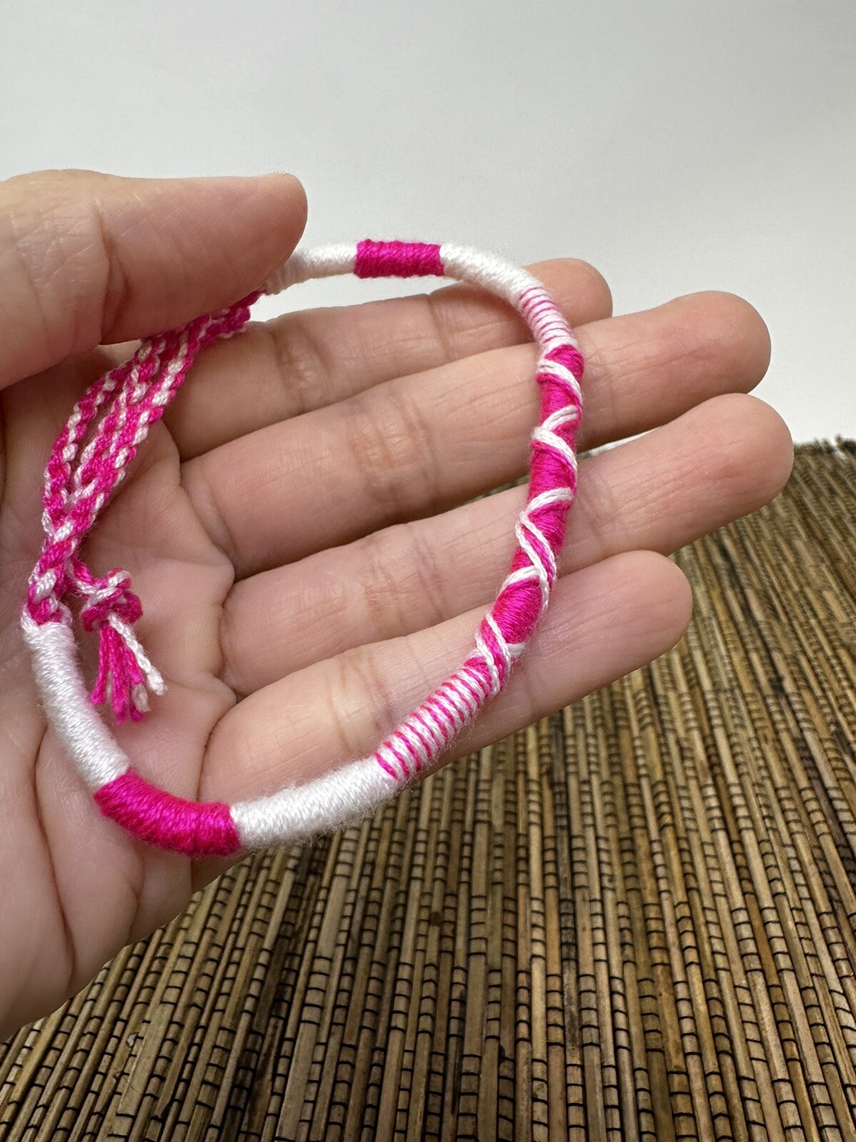 Handmade Adjustable Braided Bracelet – Black White & Multicolor Unisex Gift