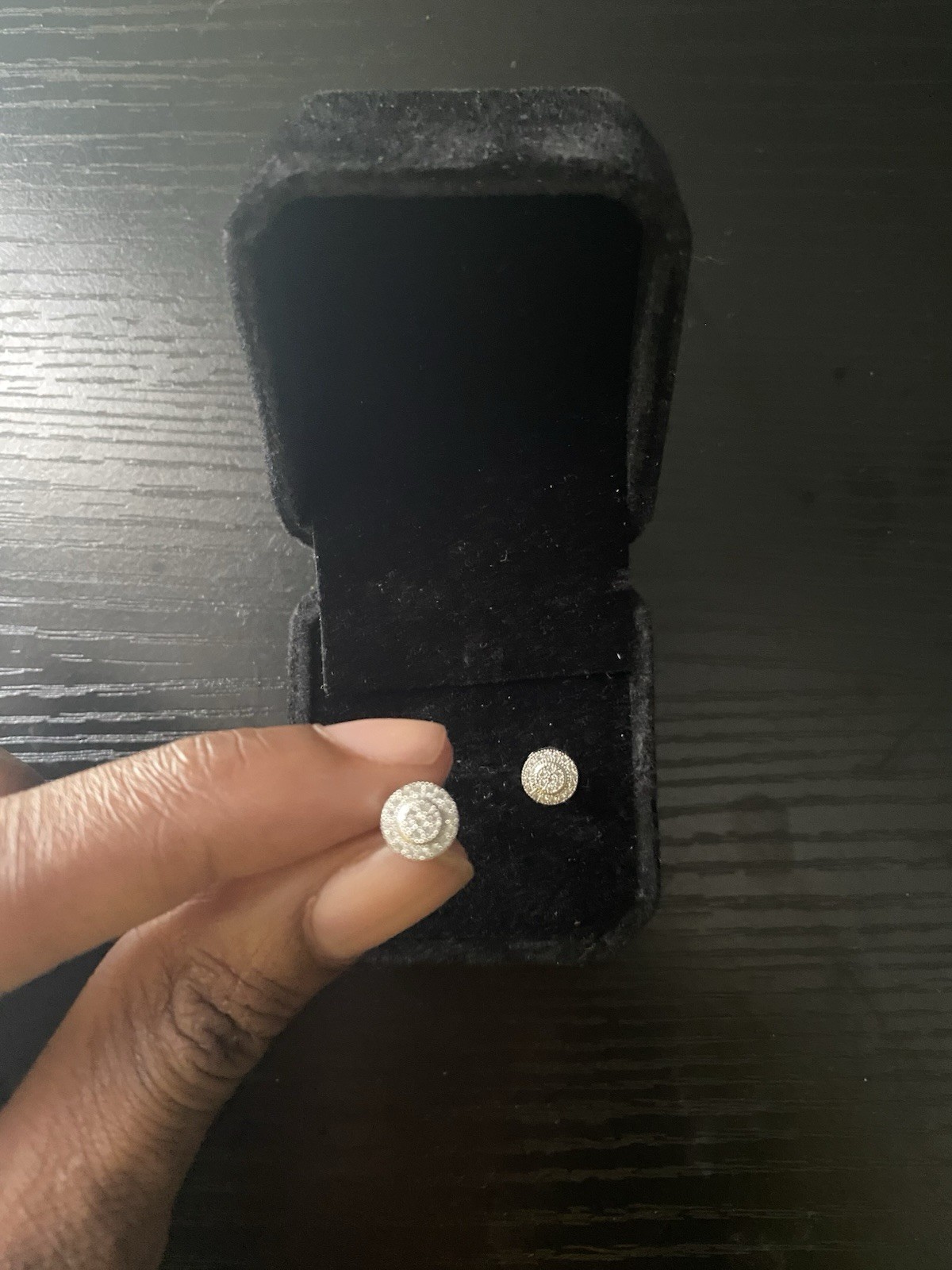 VVS1 Moissanite Solid Sterling Silver Earrings