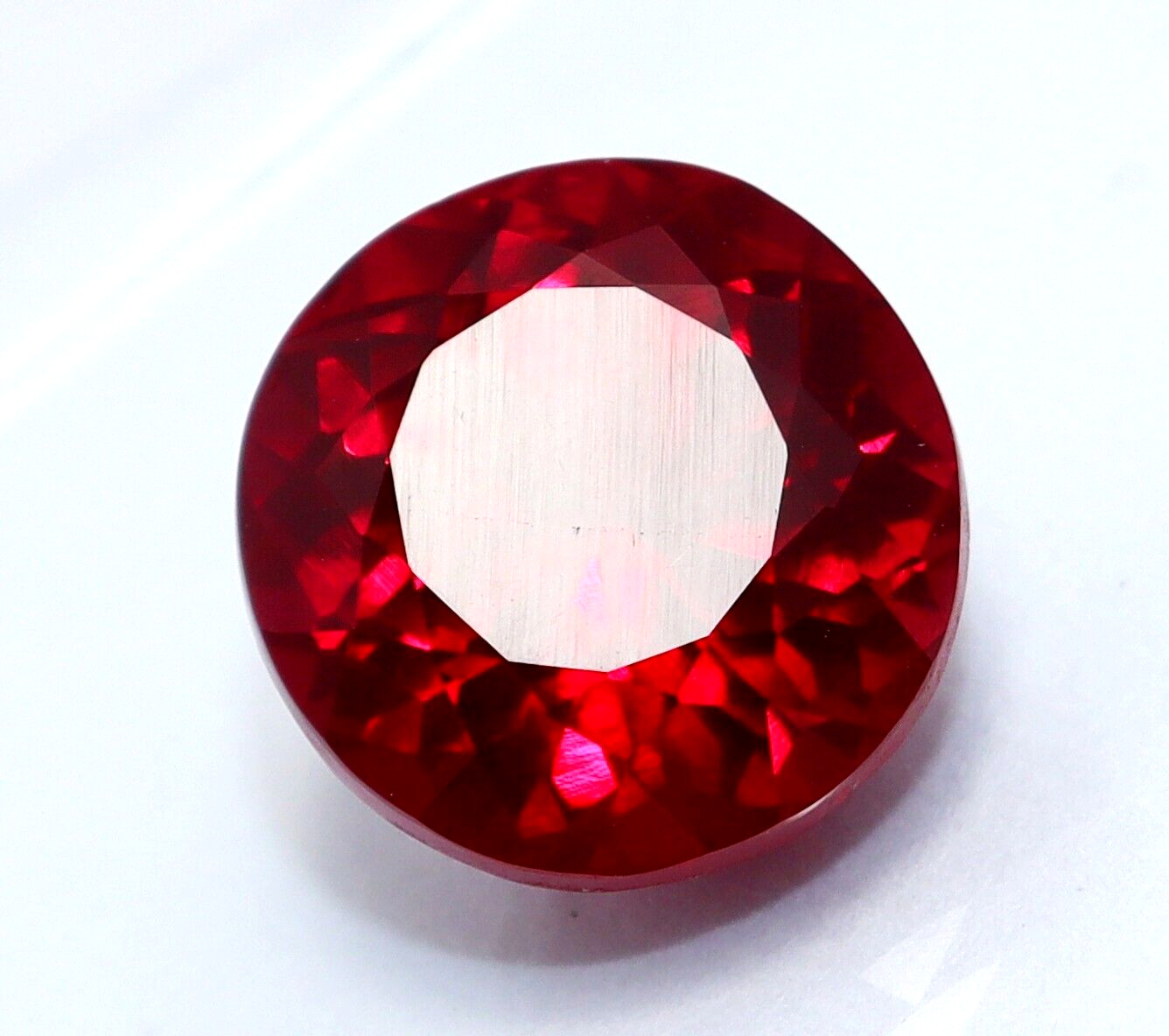 Natural Ruby Burmese Round Cut 7.80 Ct Red Certified Loose Gemstone