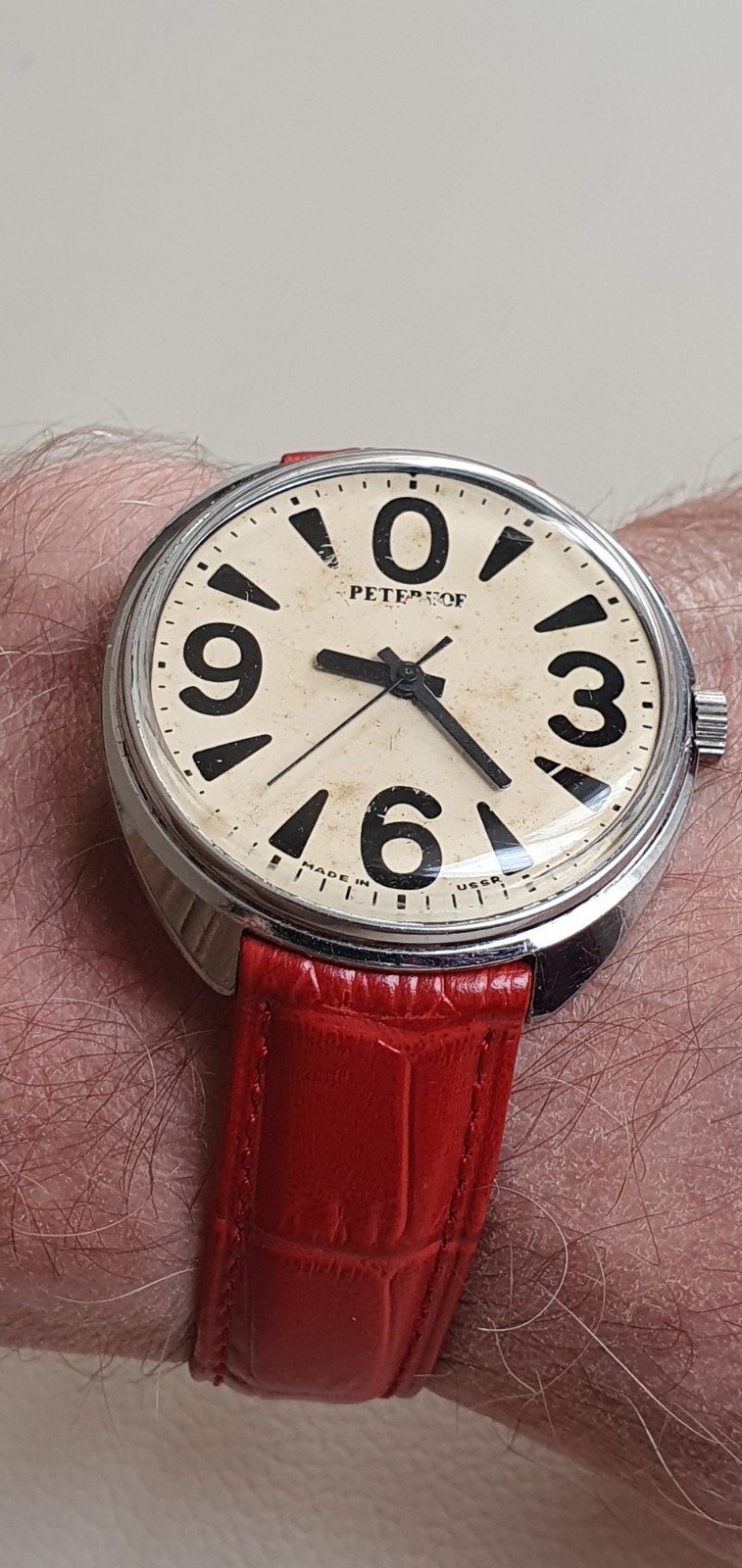 Very Rare Serviced RAKETA BIG ZERO PETERHOF 2609.HA USSR Made Watch