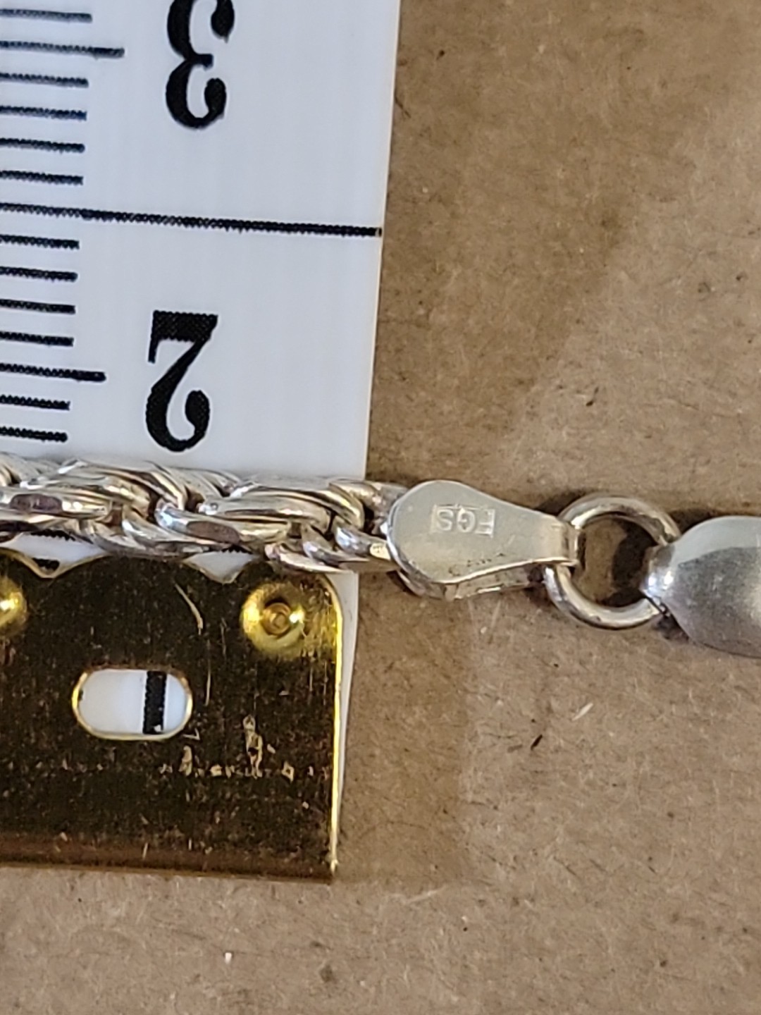 Solid 925 Sterling Silver Rope Chain 3mm 18″ ITALY 15.86 Grams Mint