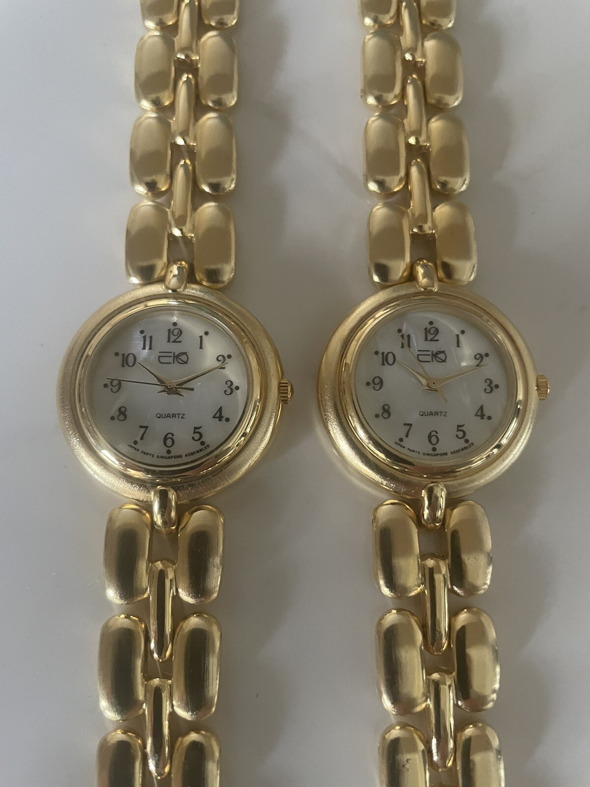 buyer gets 2 brand new gold ladies Japan quartz watches. USA Vendor