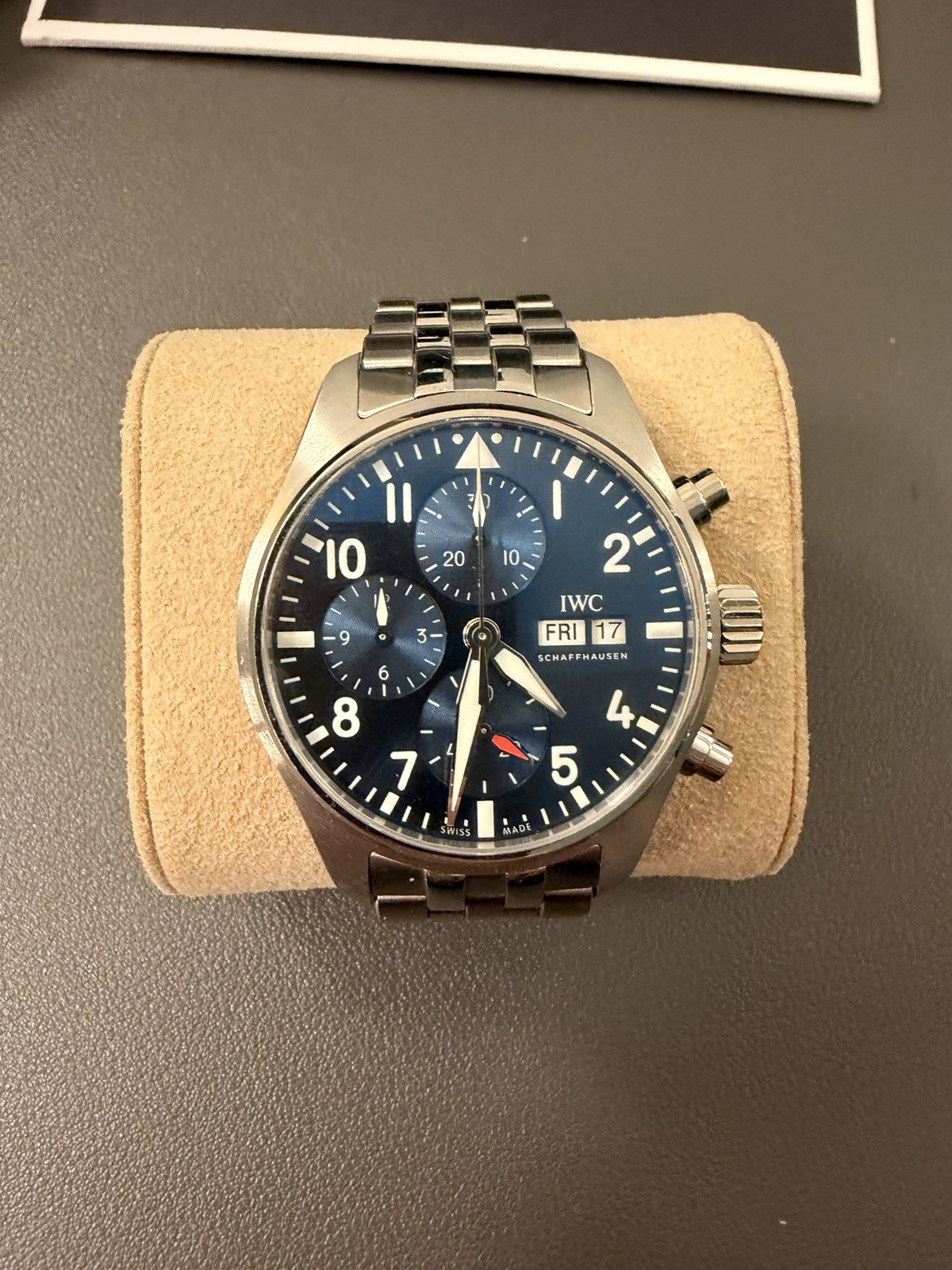 IWC Pilot’s Watch Chronograph IW388102 41mm Box Papers Extra Straps