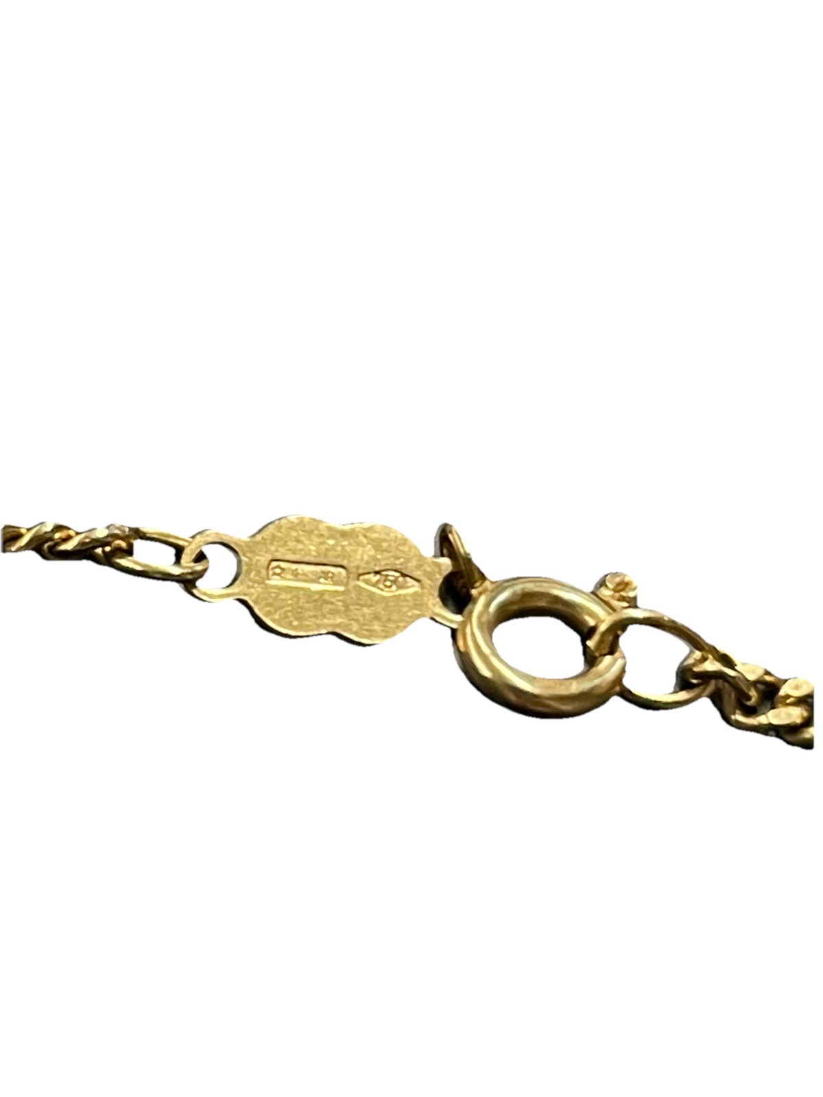 UnoAErre Solid 18K Yellow Gold 23.5″ Long 1.4mm Polished Box Link Chain Necklace