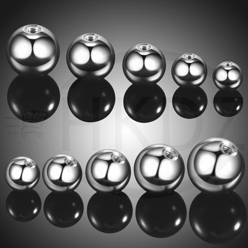 Replacement Spare Balls Labret Piercing Attachments 3mm 4mm 5mm 6mm 8mm 14G16G