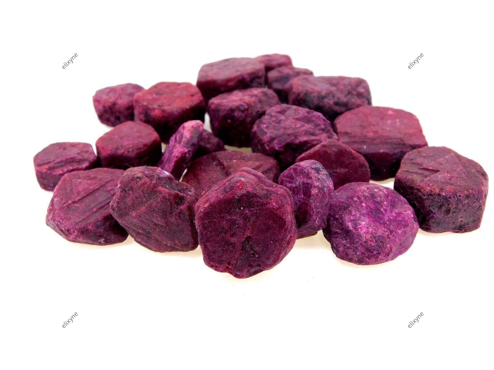 African Natural Red Ruby Rough 600+ Cts Certified Gemstone Lot