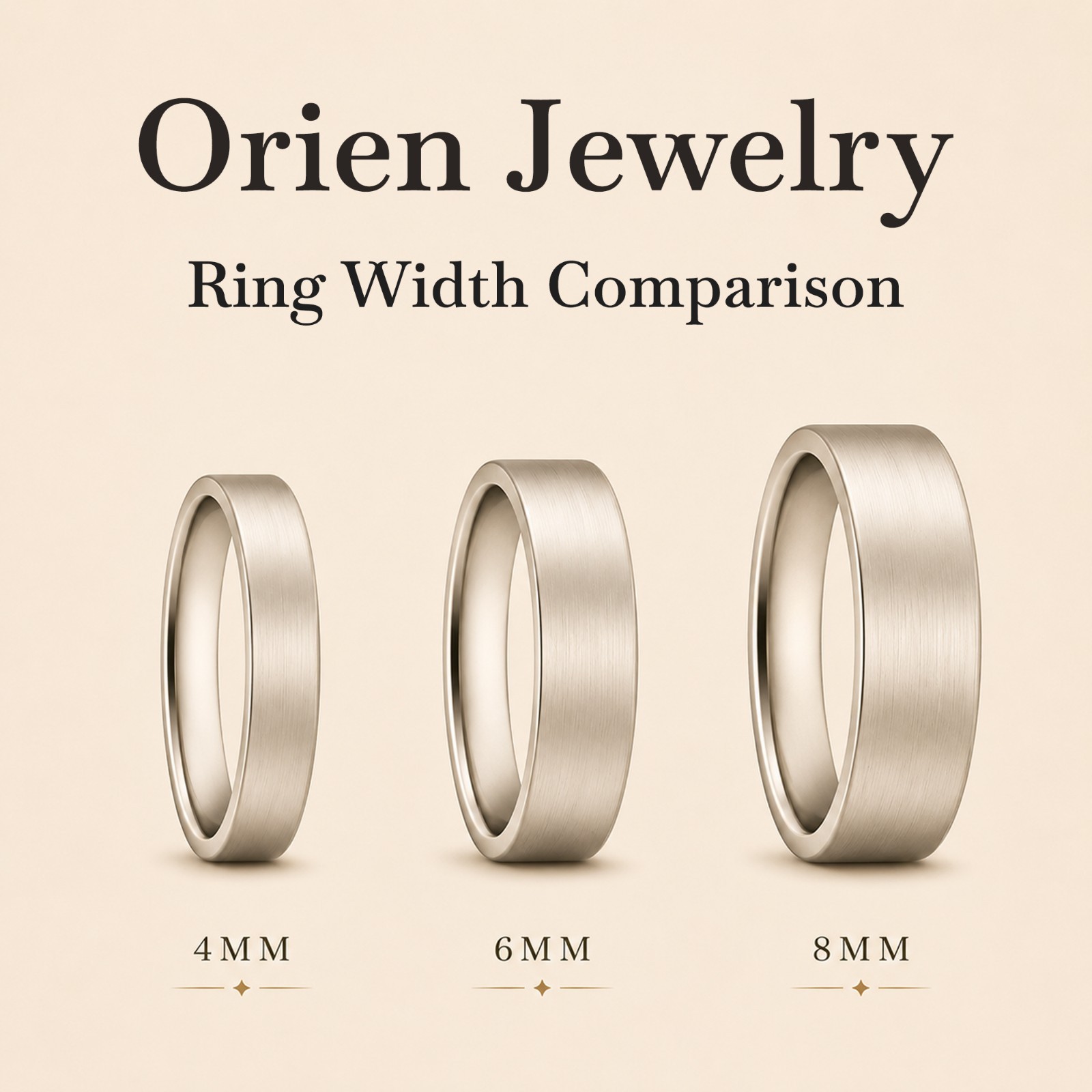 7mm Titanium Wedding Ring Brushed Surface Free Engraving Titanium Wedding Band