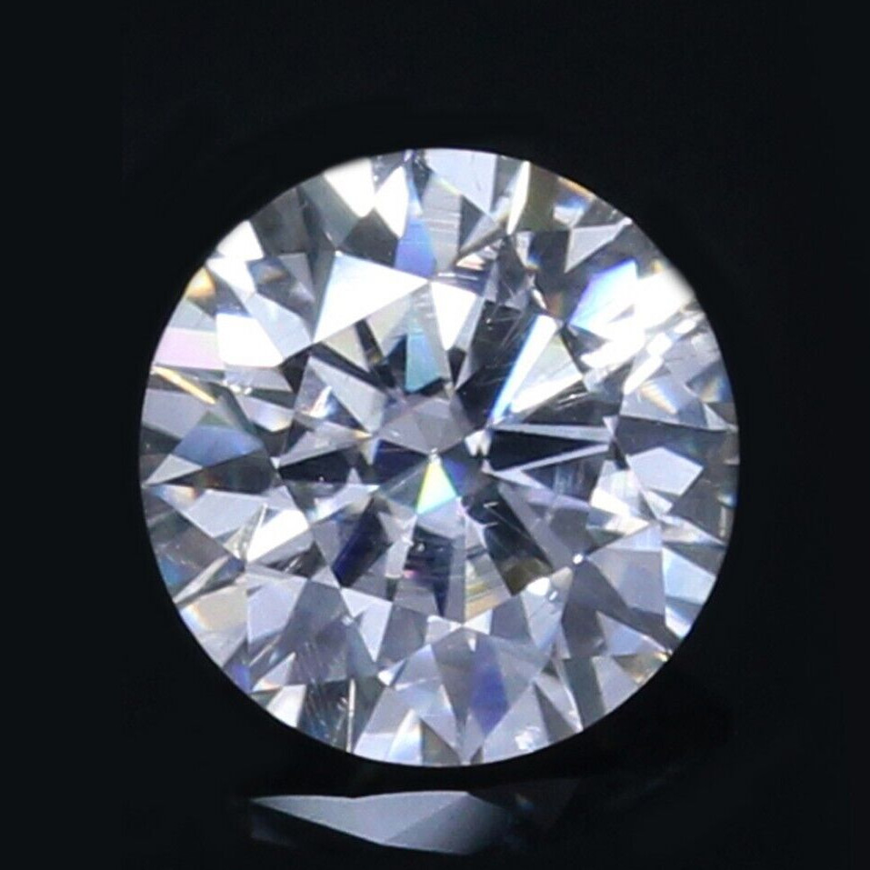 5.5×5.5 MM Round Natural DE Color VVS1 Clarity Brilliant Cut White Diamond