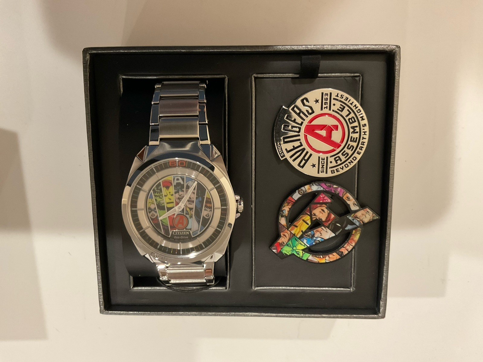Marvel Avengers 60th Limited Edition Citizen Watch Collectors Box Set-2023 NIB