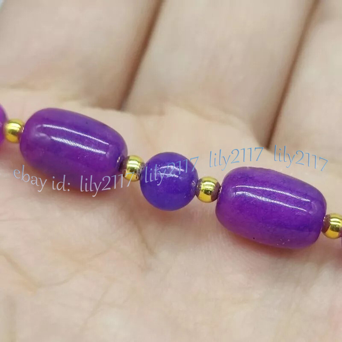 8x12mm Natural Purple Sugilite Barrel Round Gemstone Beads Necklace 14-48”