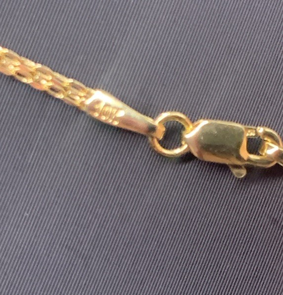 10k Yellow Gold Bizmark 20” 1.8mm