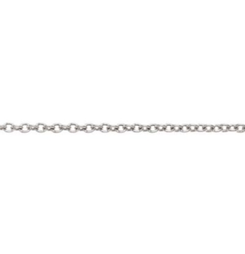 Sterling Silver Cable Chain,Bulk Chain,Silver Chain By the foot, Made in Italy