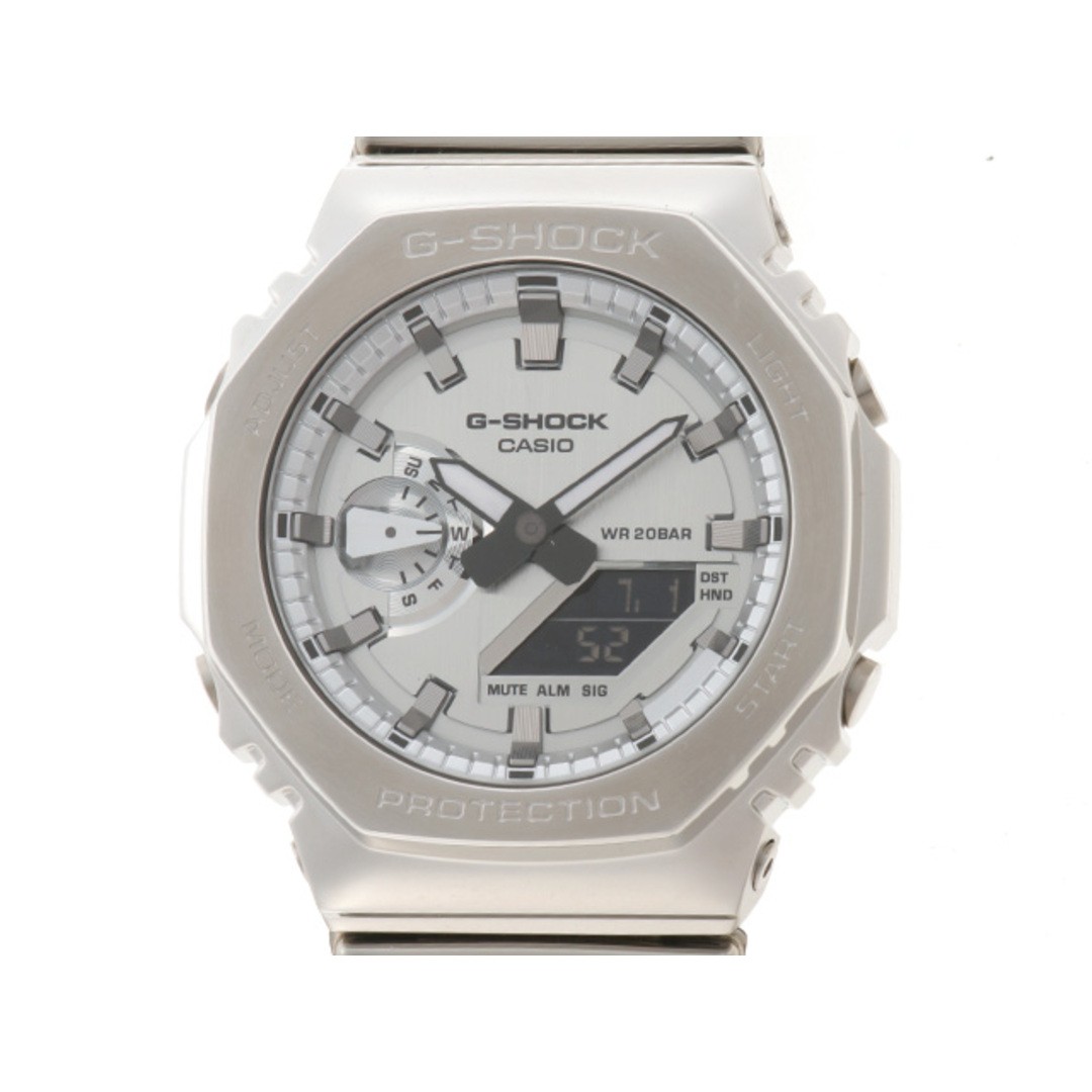 CASIO G-Shock ANALOG DIGITAL FINE METALLIC Watch GM 2100YM 8AJF Wristwatch Stain