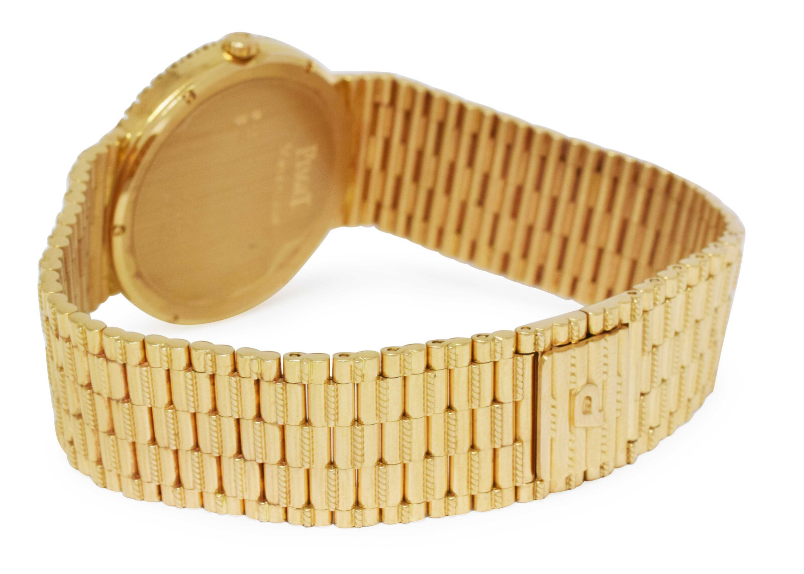 Piaget Dancer Traditional 18k Yellow Gold Diamond 32mm Manual Watch P10491
