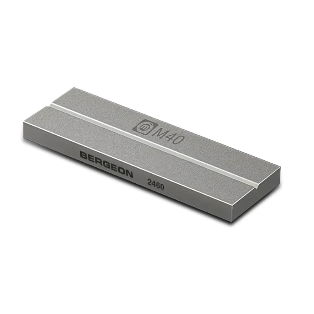 Bergeon 2460 Grinding Stone for Tweezer Tips, 6 x 75 x 25 mm, Watch Tool