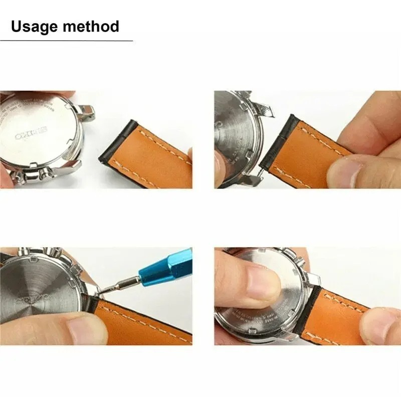 360Pcs Watch Spring Bars Pins Band Strap Link Repair Kit 8-25mm Remover Tool