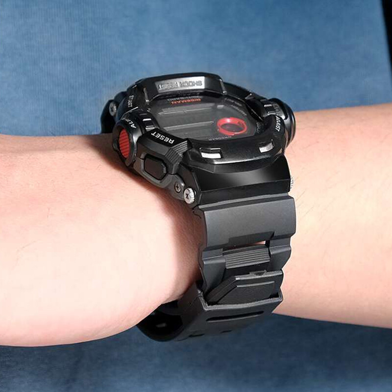 Resin Rubber Watch Strap Band For Casio G-9200 GW-9200/9110/9101 Replacement Men