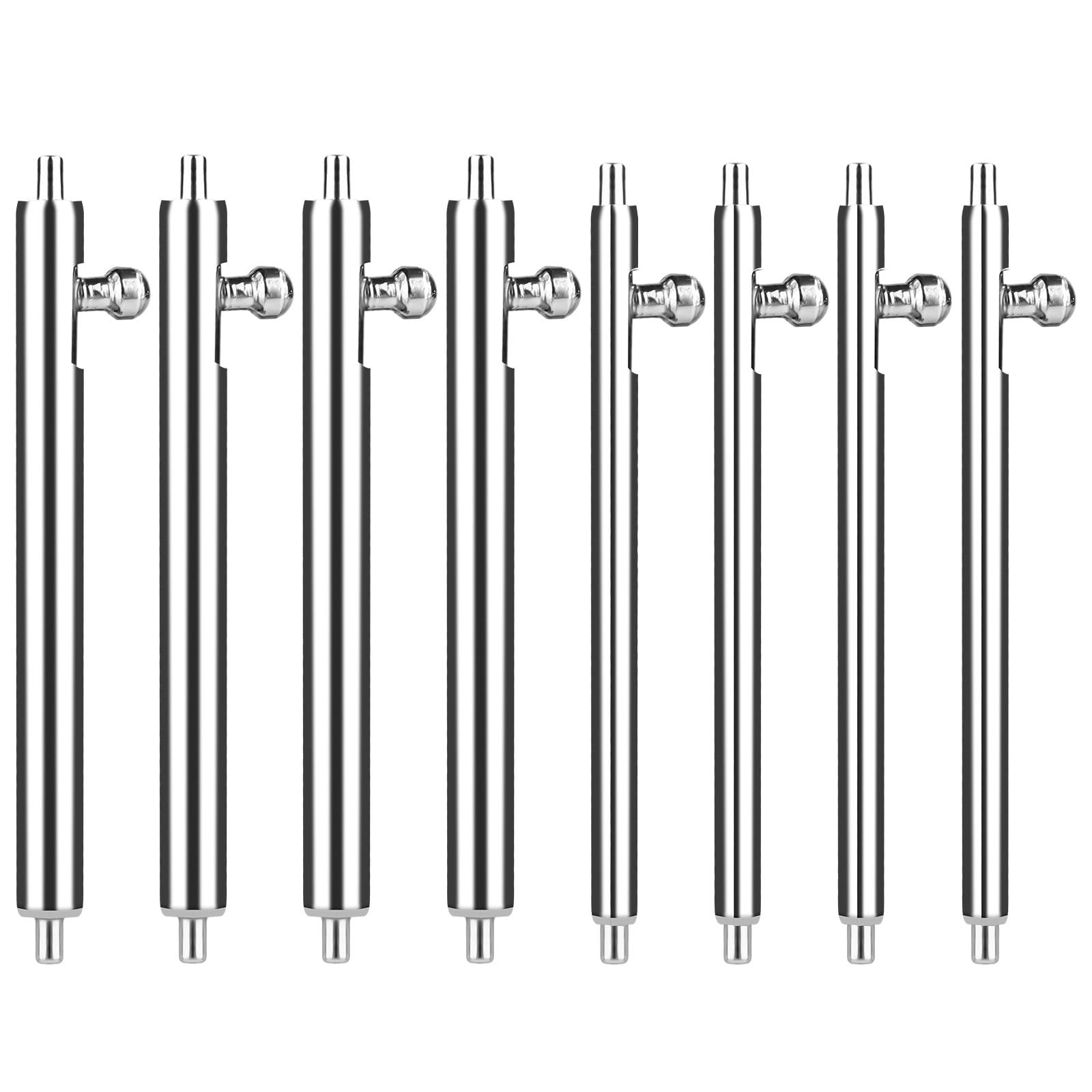 8pcs 20mm/0.79in Quick Release Spring Bars, 1.5mm & 1.8mm Stainless Steel Wat…