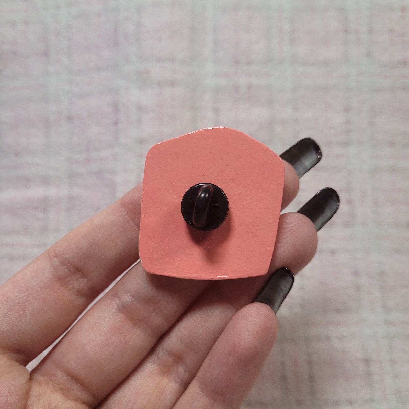 Handmade Art Polymer Clay Cake Pin Food Cute Handcrafted