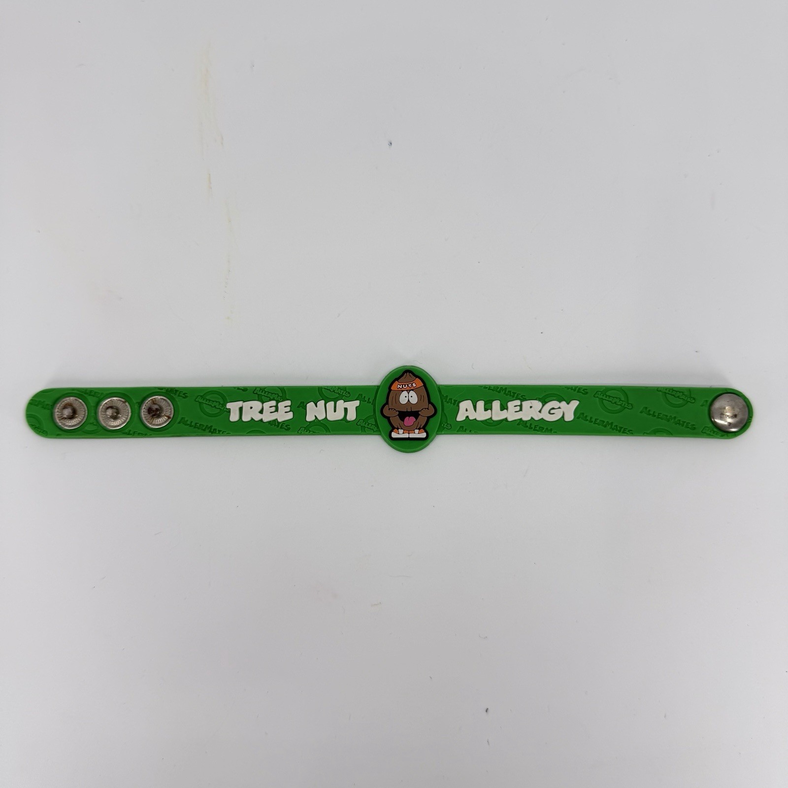 AllerMates Allergy Wristbands Medical ID Silicone Bracelet Emergency Tree Nut