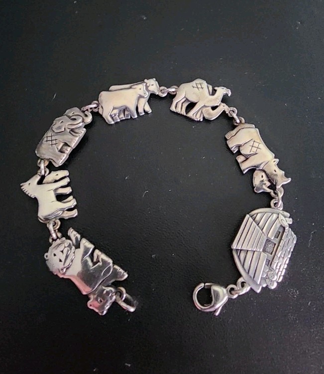 RETIRED James Avery NOAH’S ARK BRACELET Sterling Silver AMAZING CONDITION