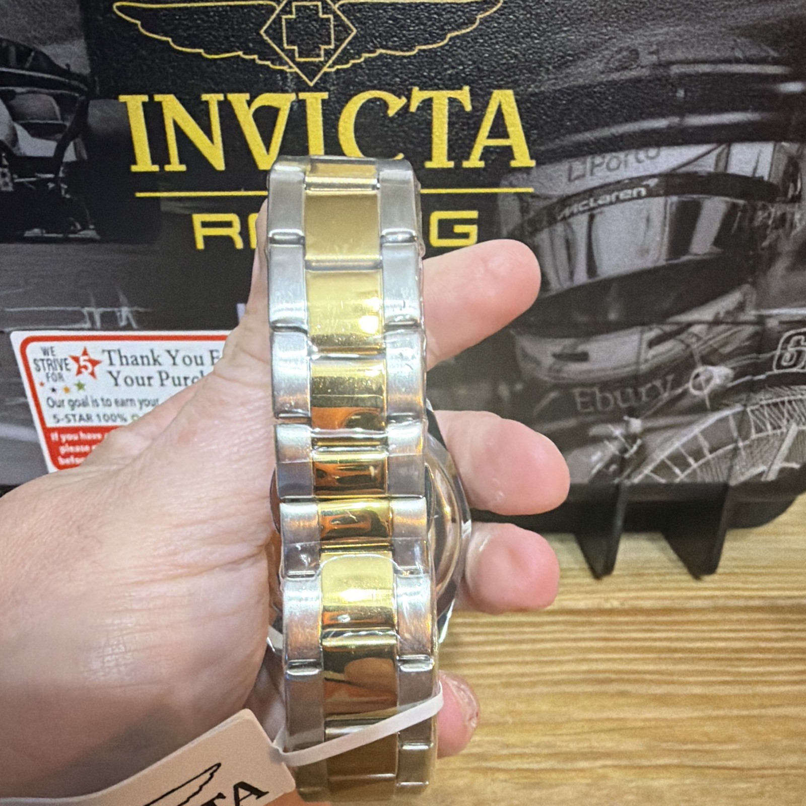 Invicta Men’s Celestial Hollis, gray dial, Two-Tone Stainless Steel Bracelet