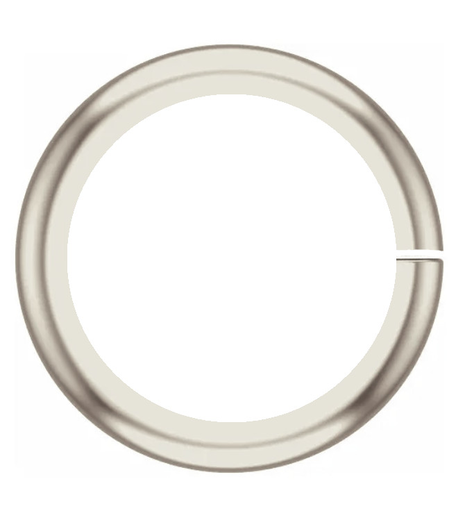 5mm OD 3.6mm ID 14k White Gold 22ga gauge thin OPEN Jump Ring HIGH TEMPER USA
