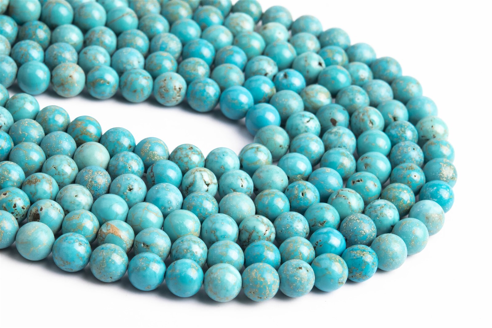 Mint Blue Magnesite Turquoise Beads Round Loose Beads 4/6/8/10/12MM