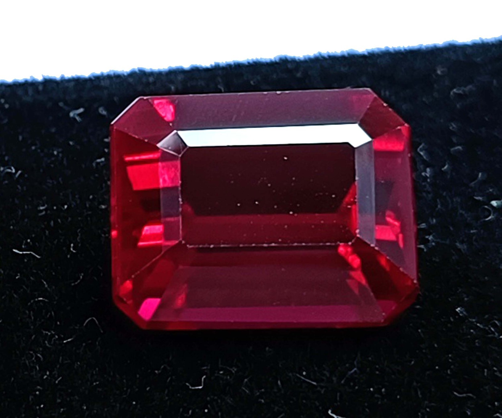IGL Certified Natural 22.90Carat Amazing Red Ruby Emerald Cut Loose Gemstone5SDG