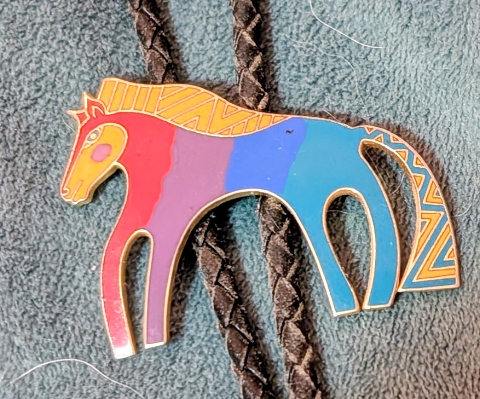 “Cabello” Bolo Tie by Laurel Burch
