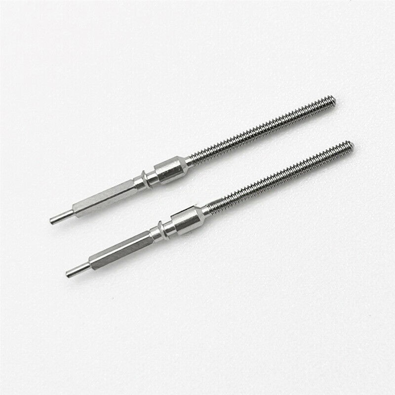 2Pcs Watch Repair 0.9mm Winding Stem Replacement Parts for 7750 7751 Movement