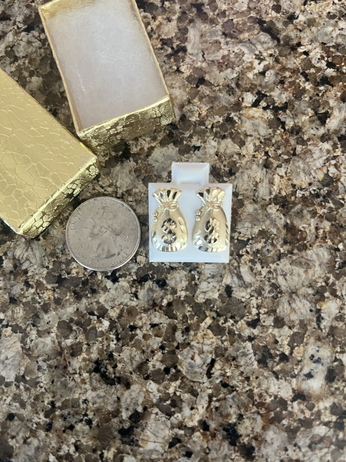 Money Bag Earrings