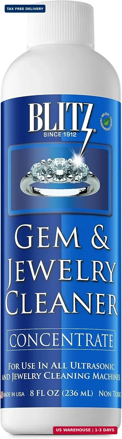 Blitz Gem & Jewelry Cleaner Concentrate. Refill for ultrasonic machines 8oz | Bl