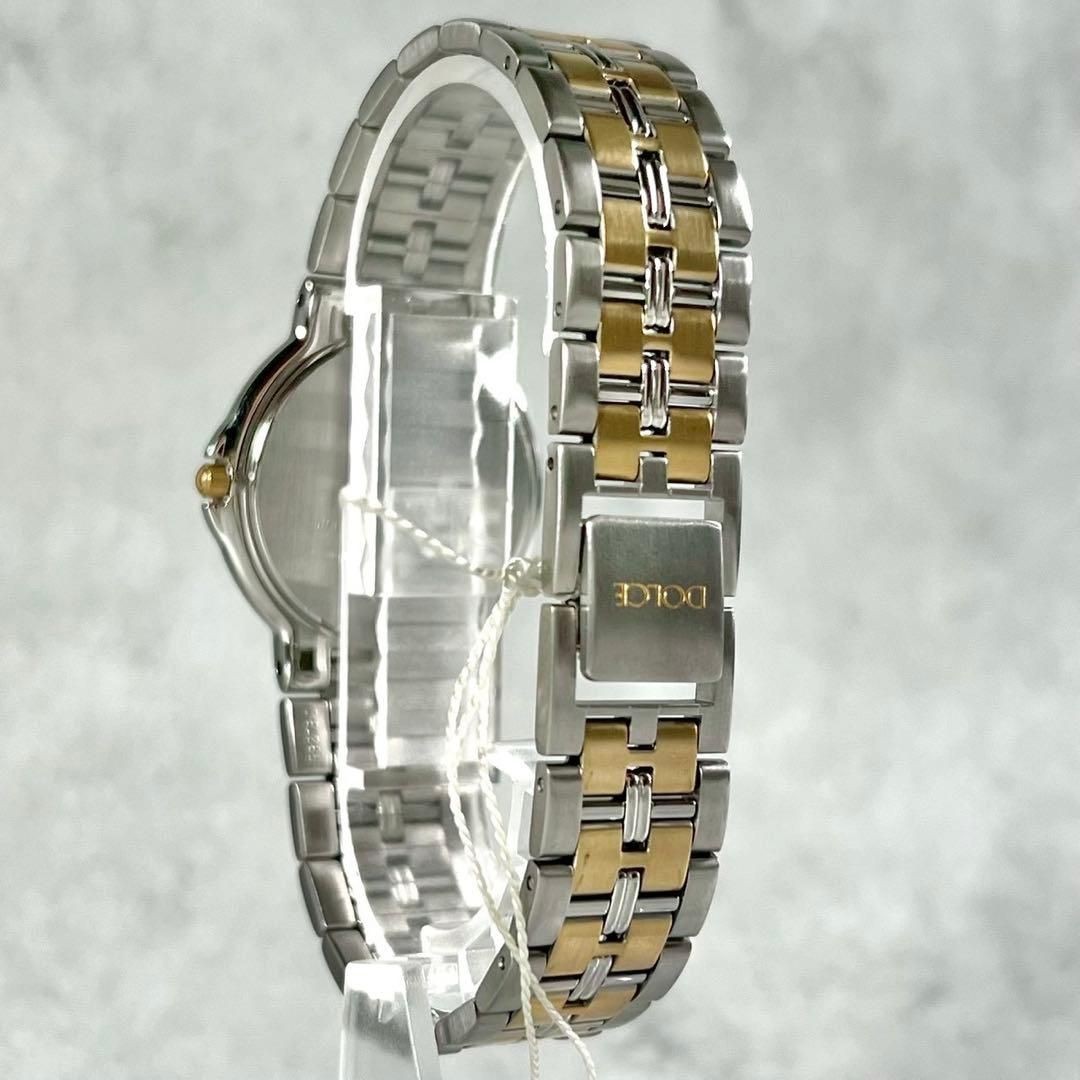 Seiko Dolce Watch Silver Gold Combo Women’s Quartz Unused From Japan