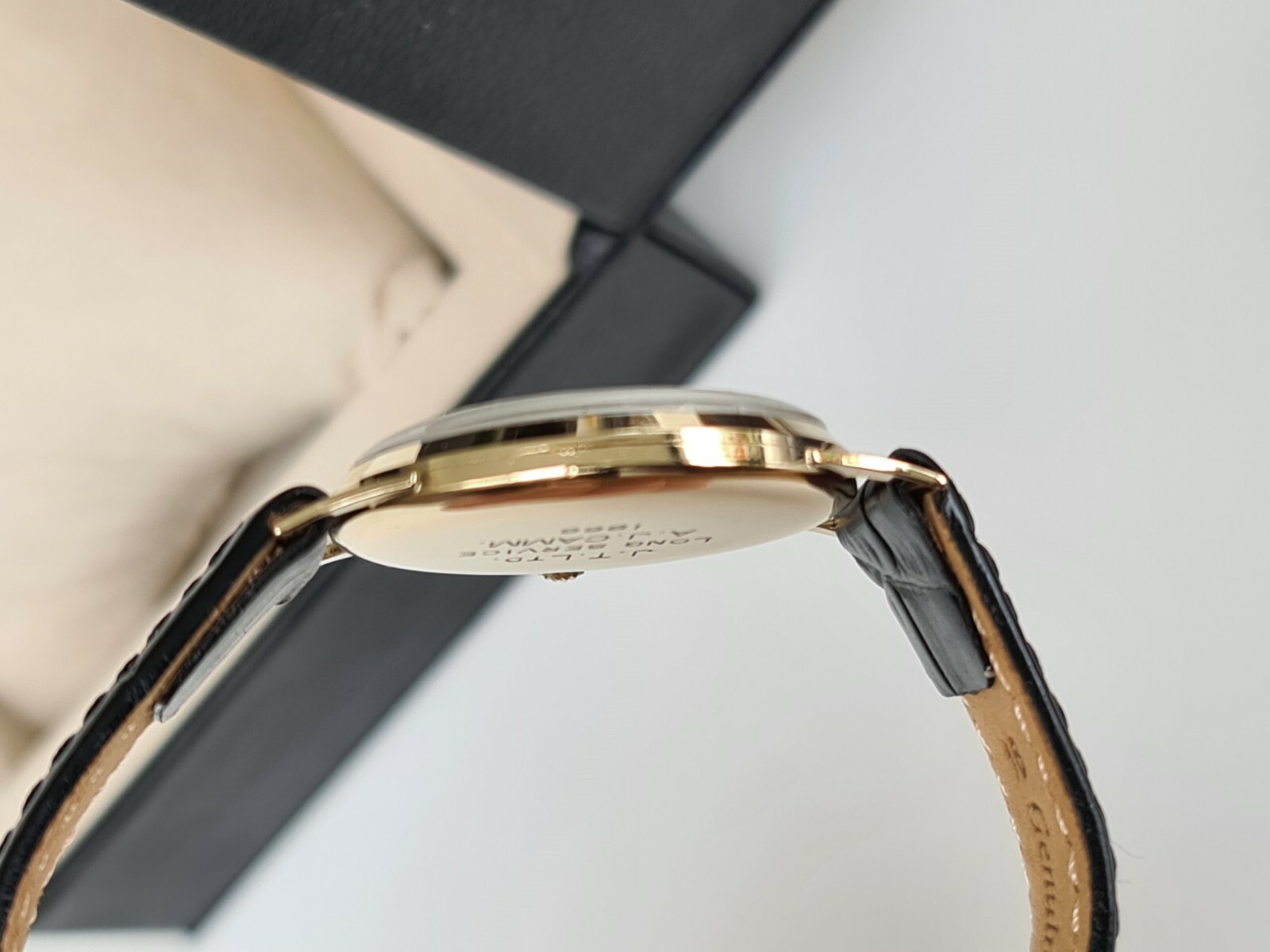 Leather Open Ended Wristwatch Strap for Fixed Lugs military army watches