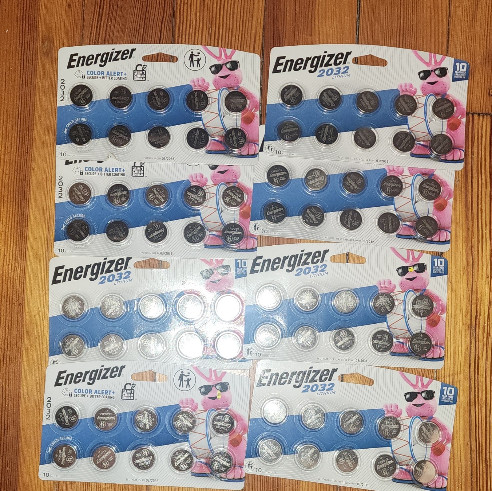 Energizer 2032 Lithium Coin Cell/Button Batteries 10 Pack, MPN 2032BP-10