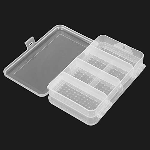 Double Sided Storage Organizer Container with Dividers Jewelry 10-Grid 1-Pack