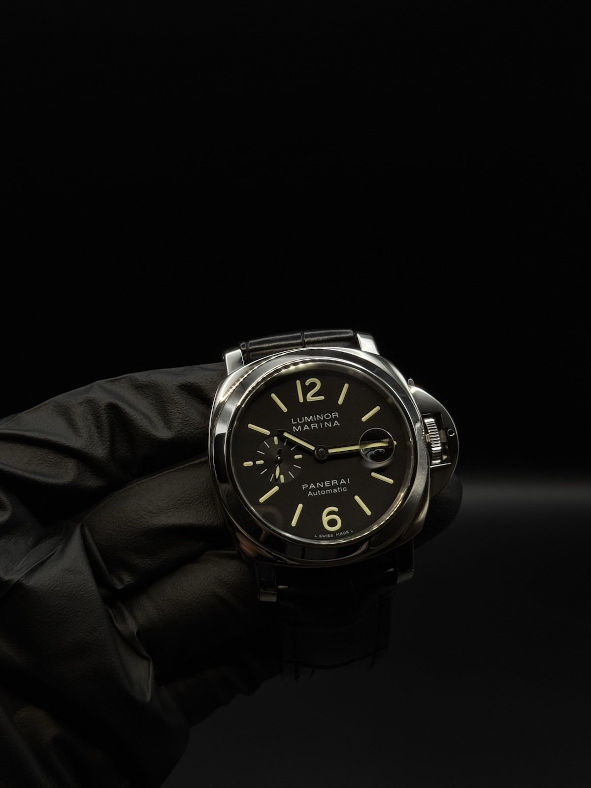 Panerai Luminor Marina Automatic 44mm Steel Mens Watch OP 6693 Naked Watch Only