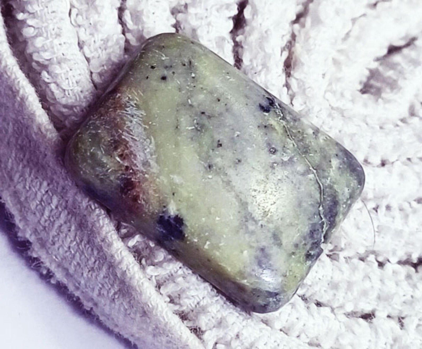 100% Natural Serpentine 34.55 Ct Loose Gemstone With Free Gift