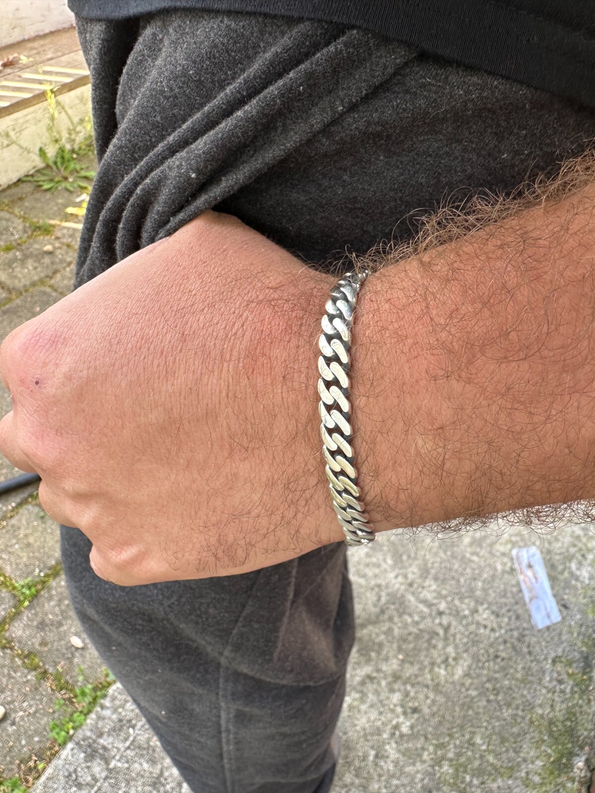 Miami Cuban Link Mens Chain Bracelet Real 925 Sterling Silver Sleek Clasp 6-12mm
