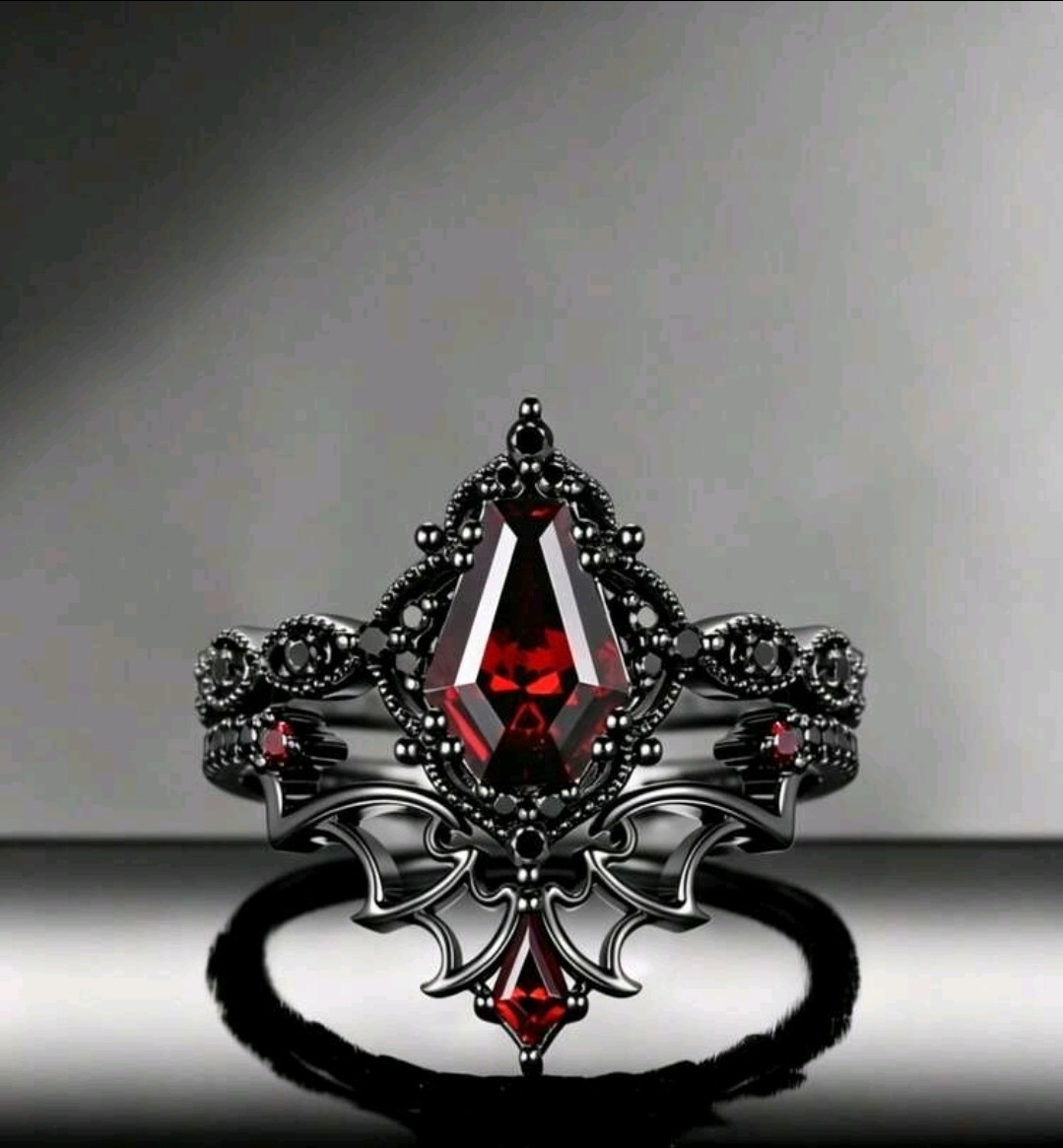 Enchanted Reality Warping Coffin Ring Chaos Magic Necromancy Amulet Gothic