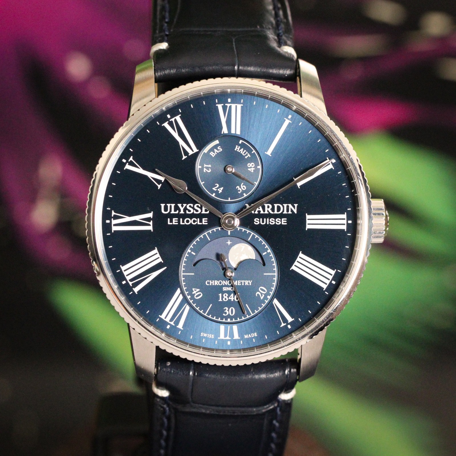 Ulysse Nardin Marine Torpilleur Moonphase 1193-310LE-3A-175/1A Blue Limited