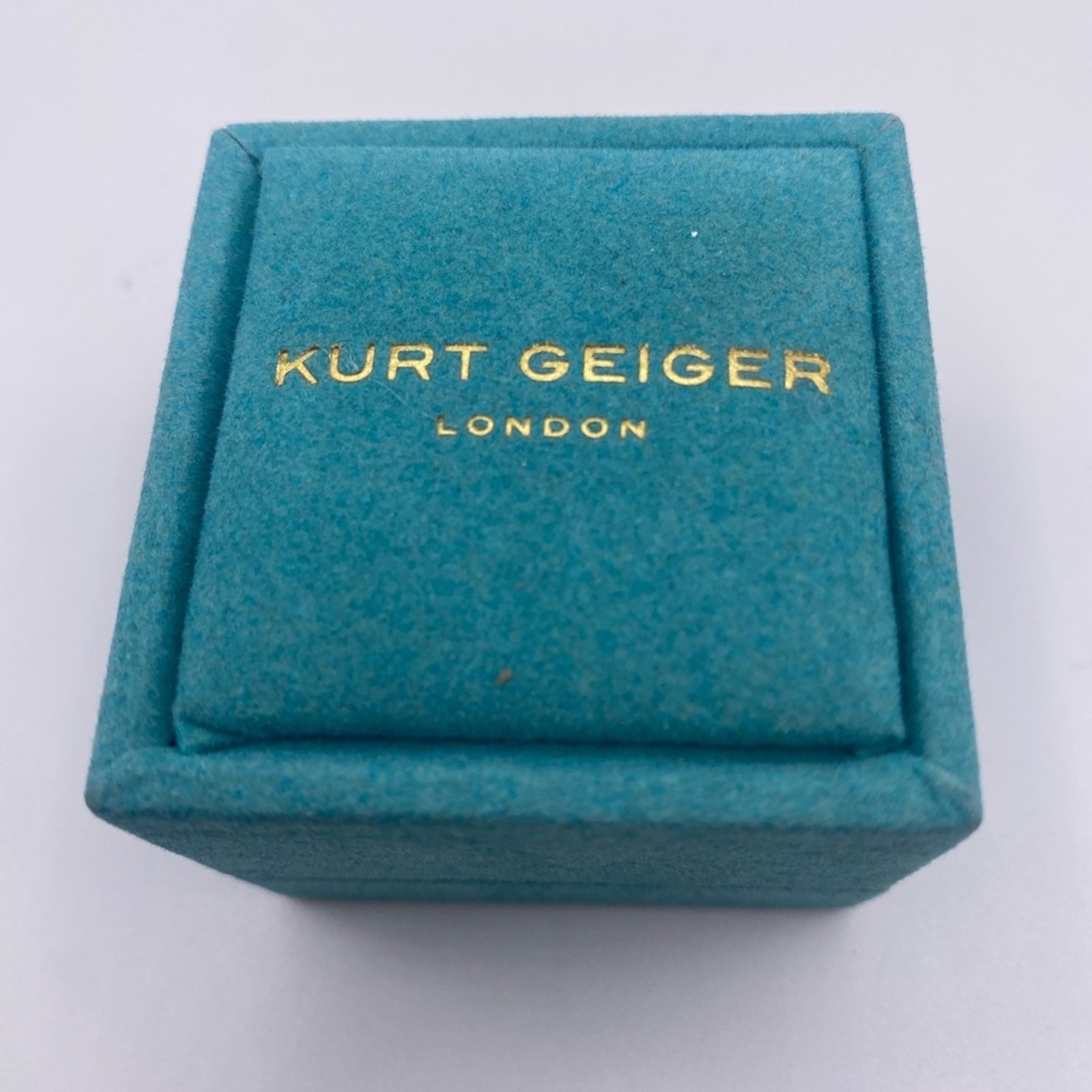 Kurt Geiger SMALL OCTAVIA RING Green & Clear Crystals Size 7 NWOT