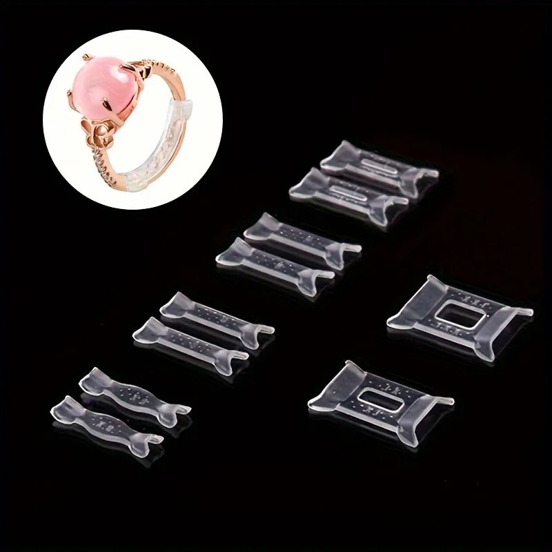 12PCS Ring Size Adjuster Set Invisible Ring Tightener for Loose Rings………..