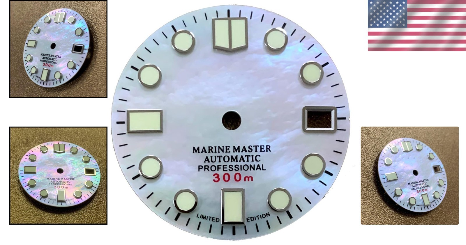White Shell Surface Dial for NH35 Automatic Watch