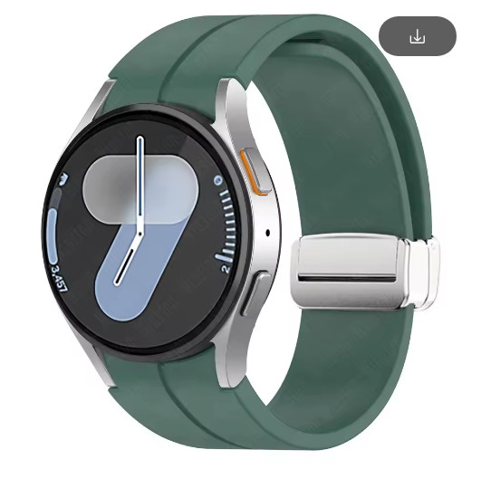 Magnetic Silicone Strap for Samsung Galaxy Watch 7 6 5 4 40-47mm Band UK