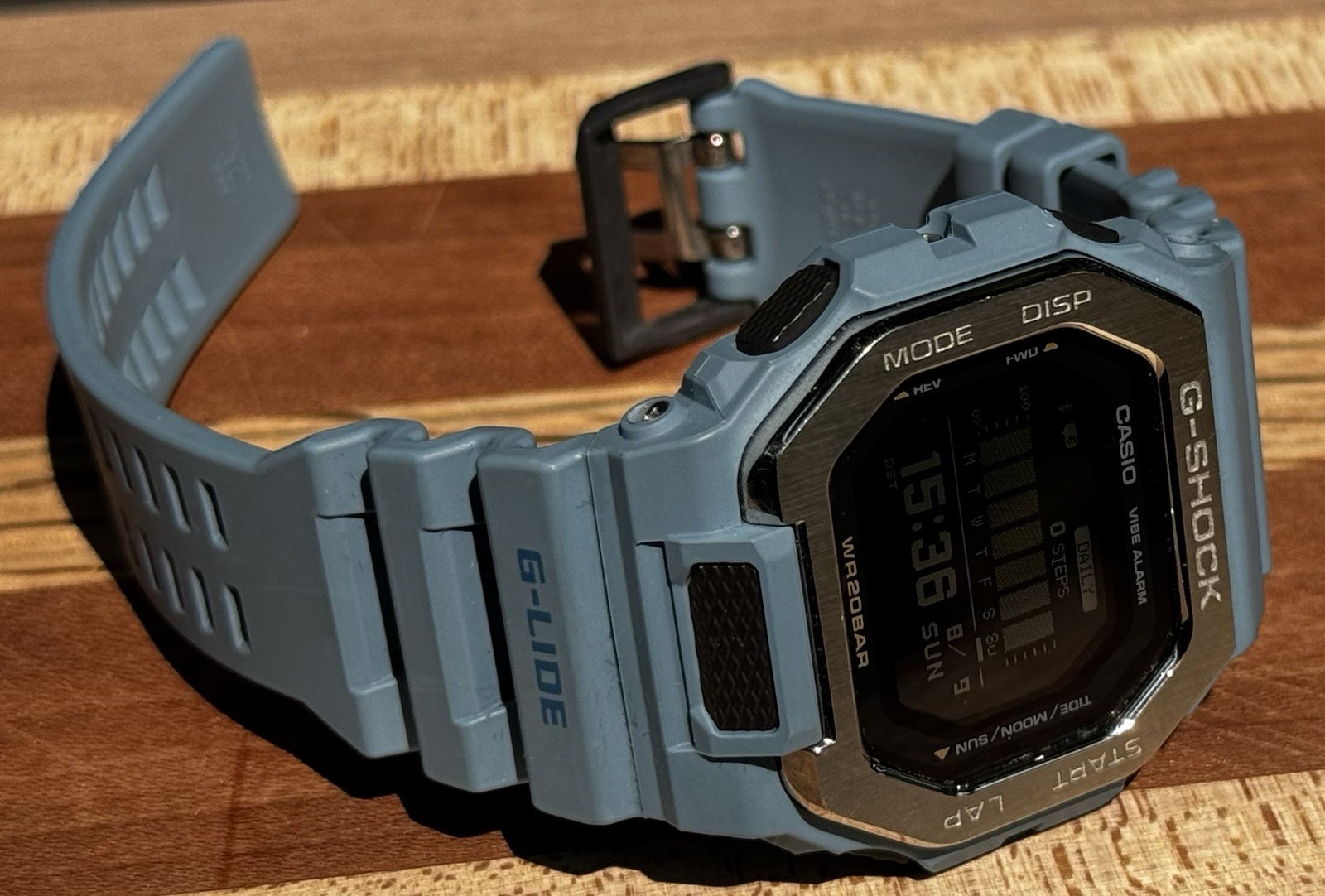 Casio G-SHOCK GBX-100-2A G-LIDE Bluetooth Surf Watch Blue Box & Papers 200M