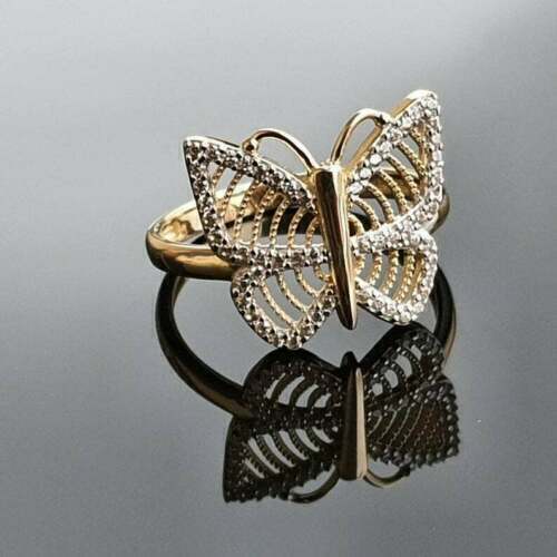 1.20Ct Round Cut Simulated Diamond Engagement Ring 14K Yellow Gold Plated